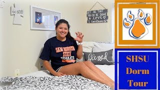 College Dorm Tour at Sam Houston State University [upl. by Aniretake849]