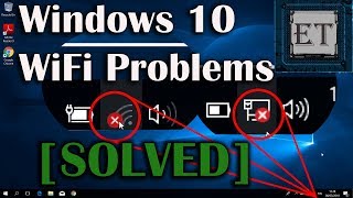 How To Fix WiFi Connection Problems in Windows 10 8 7 Red X on WiFi 8 Fixes [upl. by Mavra]