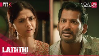 Laththi Charge  Sneak Peek  Vishal  Sunaina  Prabhu  Now Streaming on Sun NXT [upl. by Mintun]