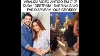 VIRALIZA VIDEO EM QUE DUDA DESTRATA SABRINA SATO sabrinasato Natal [upl. by Auhso]