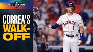 Carlos Correas INSANE WALKOFF to win game for Astros in ALCS Game 2  MLB Highlights [upl. by Rosdniw365]