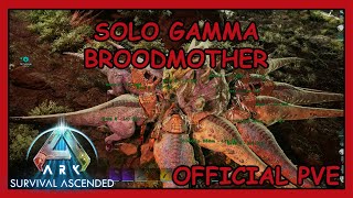 ARK ASCENDED  SOLO GAMMA BROODMOTHER  OFFICIAL PVE [upl. by Adon]