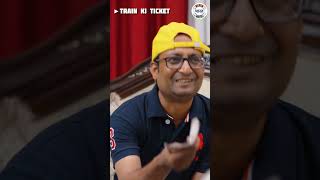 Train ki Ticket  Nazarbattu भारत  nazarbattu comedy comedyvideos funny comedyshorts shorts [upl. by Ailedamla]