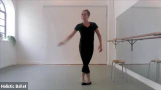 How to do glissade ballet class tutorial beginner level [upl. by Abdella]