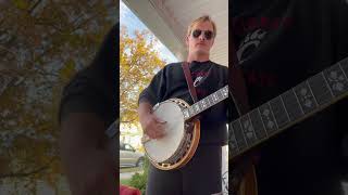 Some bluesy licks for in the gravelyard bluegrass banjo music bluehighway [upl. by Eirellav]