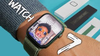 Apple Watch Series 7 Unboxing amp Hands On [upl. by Nnylak]