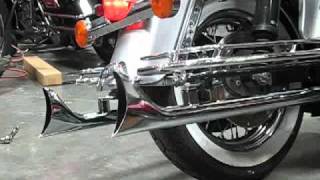 DBI Performance Fishtail Slip On MUffler sound clip [upl. by Garaway]