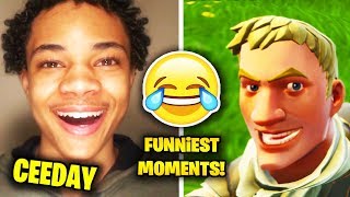 Ceeday FUNNY MOMENTS Compilation Fortnite [upl. by Ynnig]