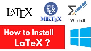 How to Install LaTex in Windows  Install Miktex amp WinEdt in UrduHindi [upl. by Sylvester746]