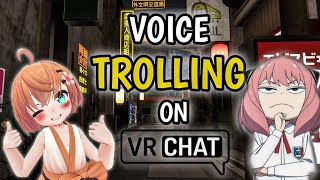 ANYA VOICE TROLLING ON VRCHAT  quot OSSAN GA KITA quot [upl. by Assennev]