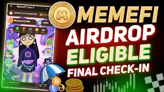 Memefi Airdrop Eligible Criteria চেক করে নিন  Memefi Airdrop Criteria  Memefi New Update [upl. by Brodie]