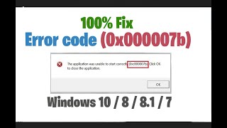 How to Fix 0xc000007b Application Error in windows 710 in 2020 [upl. by Renrew]