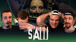 SAW 2004 MOVIE REACTION  First Time Watching [upl. by Ike]