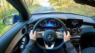 Mercedes GLC 300 de 2021  POV Test Drive [upl. by Sholom]