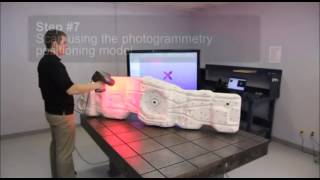 3D Laser Scanner Complete 3D scanning process using the MAXscan 3D laser scanner Creaform [upl. by Phineas]