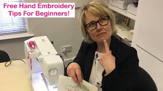 Free Machine Embroidery Tips For Beginners [upl. by Anirol]