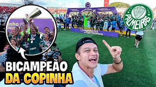 PALMEIRAS BICAMPEÃO DA COPINHA COM MC DANIEL Assisti dentro do campo Emocionante [upl. by Rafaelle]