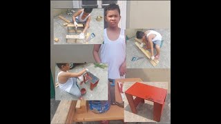 Paggawa ng Proyekto yari sa kahoy EPP School Project [upl. by Orelle]