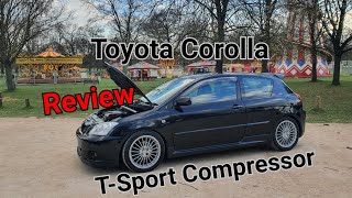 SUPERCHARGED Toyota Corolla TSport Compressor Review [upl. by Ymorej]