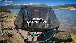 Helinox Ground Chair [upl. by Aidiruy271]