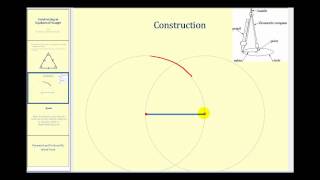 How To Construct An Equilateral Triangle [upl. by Rubbico616]