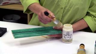 FolkArt Home Decor Learn How To Use Clear Wax [upl. by Marela]