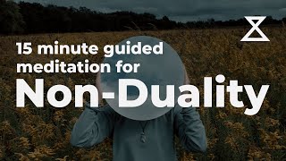 15 Minute Guided Meditation for NonDuality and Nondualism No Music Voice Only [upl. by Varini]