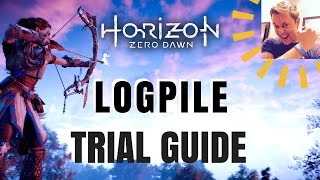 Horizon Zero Dawn  Logpile Trial Guide Nora Hunting Grounds [upl. by Eldnik]