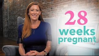 28 Weeks Pregnant  Ovia Pregnancy [upl. by Ahsinak]