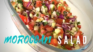 MOROCCAN SALAD How to make Quick and Easy Salad  Mmmm Delicious [upl. by Chappy]