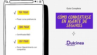 ¿Cómo convertirse en un Agente de Seguros en USA 🤔 Pasos a dar [upl. by Isaacson]