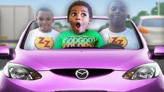 GOO GOO GAGA MAGICALLY TURN ZZ KID INTO A MAN LEARN HOW TO SPELL CAR WITH GOO GOO COLORS [upl. by Eellehs291]