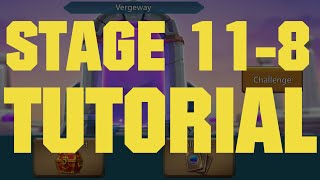 VERGEWAY CHAPTER 11 STAGE 8  Lords Mobile  Tutorial How To Clear Stage 118 [upl. by Tegan]