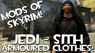 Skyrim Mods Jedi amp Sith Robes [upl. by Atener]