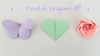 DIY POSTIT ORIGAMI [upl. by Naegem18]