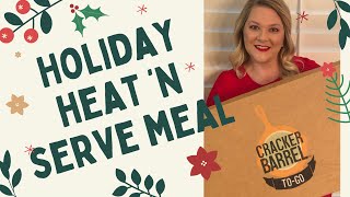 Cracker Barrel  Holiday Ham Heat n Serve Meals  Process and Review [upl. by Jen896]