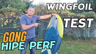 test avis gong hipe perf wing foil ✔ [upl. by Ardnuasac]