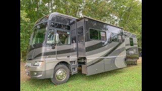 2006 Winnebago Adventurer 35U Class A Gas Motorhome WalkAround Tutorial Video [upl. by Jairia]