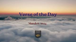 Verse of the Day  March 6 2024 verseoftheday dailybibleverses bible prayer [upl. by Lirrad]