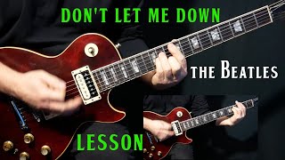 how to play quotDont Let Me Downquot on guitar by The Beatles  guitar lesson tutorial [upl. by Cairns976]