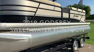 2019 Godfrey Sweet water pontoon 90 hp [upl. by Arad]