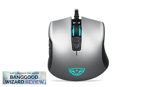 MOTOSPEED V70 USB Wired Gaming Mouse 6400 Optical Sensor RGB Backlit 8 Review [upl. by Farhsa959]