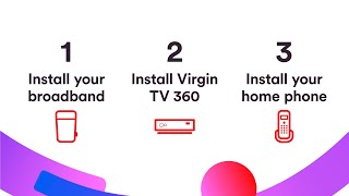 How to install your Virgin TV 360 Hub amp phone using QuickStart Virgin Media [upl. by Finlay]