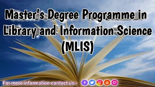 All about Masters in Library and Information Science  An introduction to MLIS Course [upl. by Attemaj]