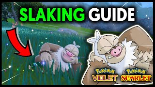 HOW TO GET SLAKING ON POKEMON SCARLET AND VIOLET [upl. by Ylrebnik]