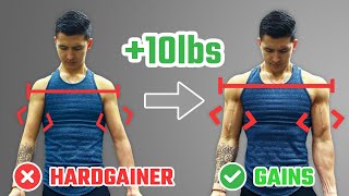 How To Pack On 10lbs Of Muscle As A Hardgainer STEPBYSTEP PLAN [upl. by Acirehs]