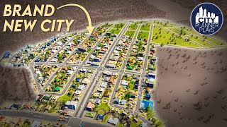 The Start of a City in Cities Skylines  Bluffside Crossing 1 [upl. by Dnomasor]