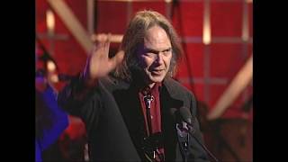 Neil Young Acceptance Speech at the 1995 Rock amp Roll Hall of Fame Induction Ceremony [upl. by Lennej582]