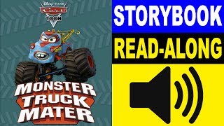 Cars Read Along Story book Read Aloud Story Books Cars  Monster Truck Mater [upl. by Carmine]