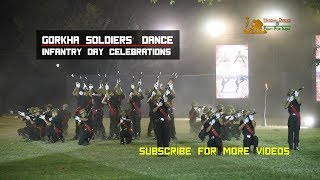 Amazing Dance Performance by Indian Armys 14 Gorkha Regimental Centre Soldiers on Infantry Day [upl. by Darrow484]